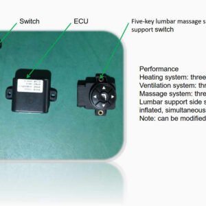 Switch&ECU&Five-key lumbar massage side